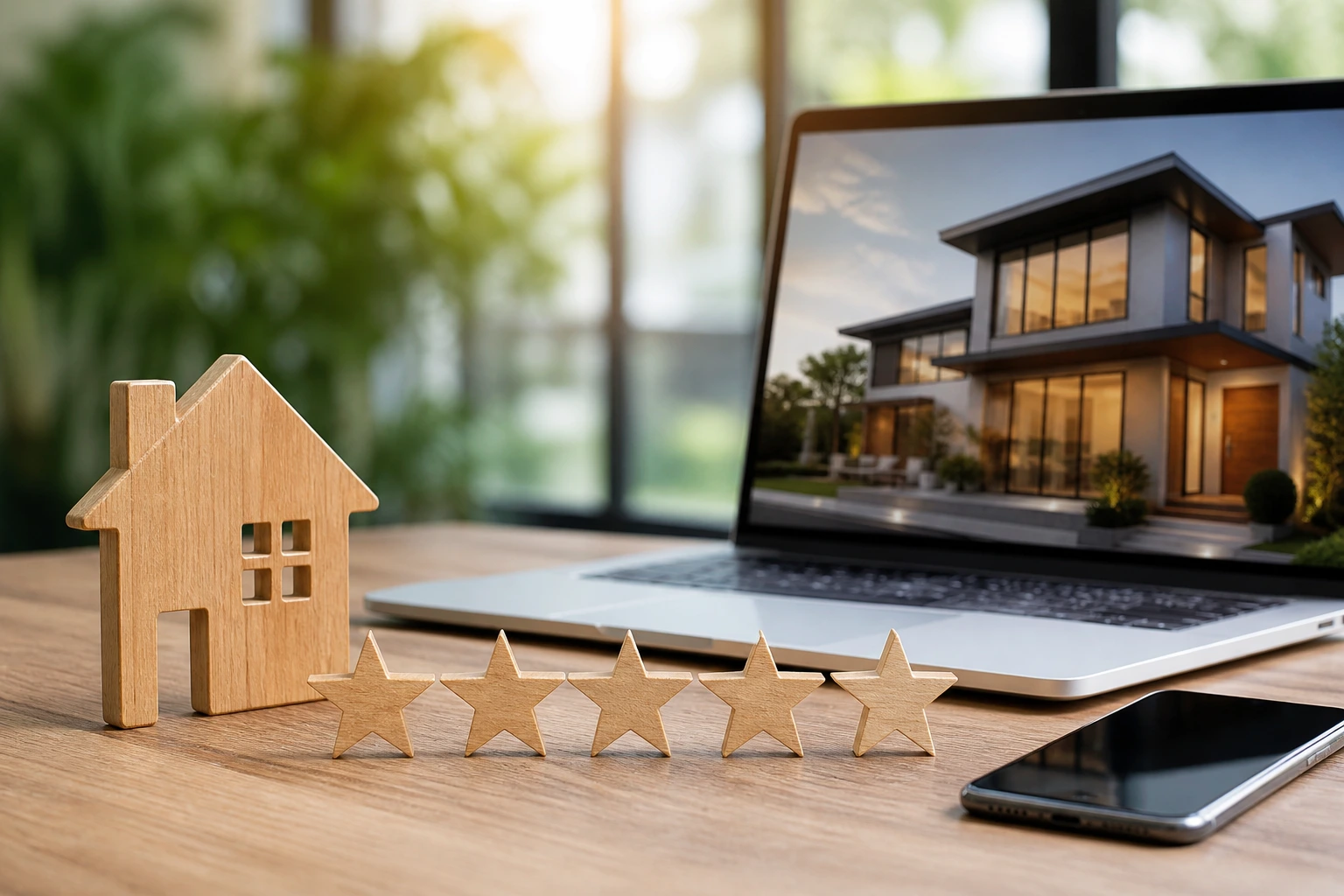 avis clients immobilier confiance maison ordinateur